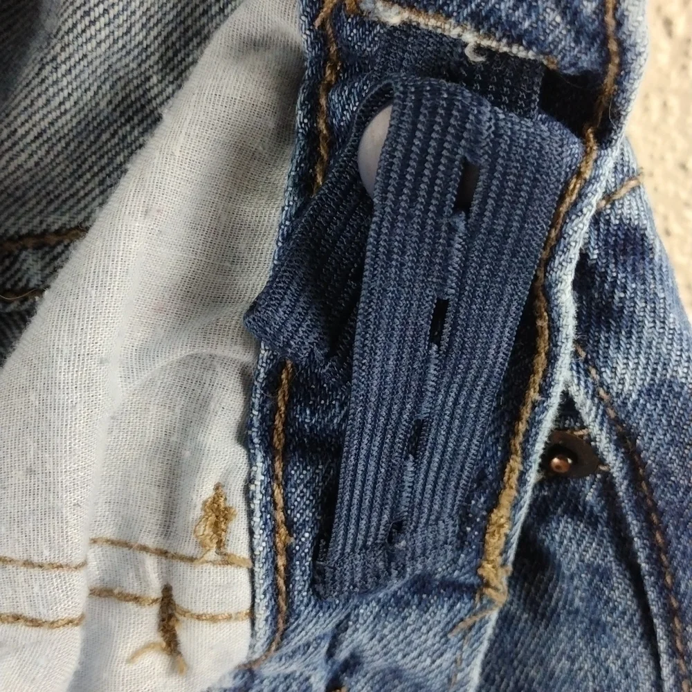 Children's Place Blue Medium Wash Five Pocket Mid Rise Straight Leg Causal Jeans